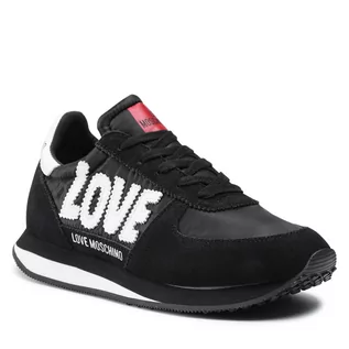 Sneakersy damskie - Love Moschino Sneakersy JA15322G1EIN200A Nero - grafika 1