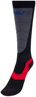 Skarpetki sportowe męskie - 2XU 24/7 Compression Socks Women, czarny/szary M | EU 38-41,5 2022 Skarpety kompresyjne WA3245E#BLKGRY-M - grafika 1