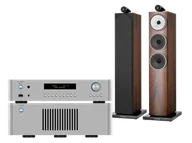 Zestawy stereo - Rotel RC-1572 MkII (srebrny) + RB-1582 MkII (srebrny) + 703 S3 (mokka) - miniaturka - grafika 1