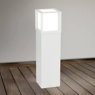 Lampy ogrodowe - ORION Słupek oświetleniowy Henry, biały, wysokość 60 cm, aluminium/stal - miniaturka - grafika 1