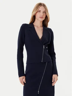 BOSS Kardigan Felendi 50542857 Granatowy Regular Fit - Swetry damskie - miniaturka - grafika 1