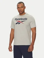 Koszulki męskie - Reebok T-Shirt 100217137 Szary Regular Fit - miniaturka - grafika 1