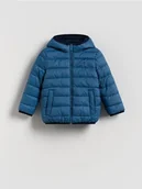 Kombinezony dla dzieci - Reserved - Dwustronna kurtka - granatowy - miniaturka - grafika 1