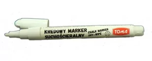 Toma Marker kredowy suchościeralny cienki TO-297 okrągły 1,5mm BIAŁY 8146 - Markery permanentne - miniaturka - grafika 1