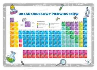 Tablica edukacyjna - Układ okresowy pierwiastków - Pomoce naukowe - miniaturka - grafika 1
