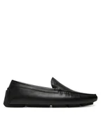 Mokasyny męskie - Calvin Klein Mokasyny Driver Lth HM0HM01864 Czarny - miniaturka - grafika 1