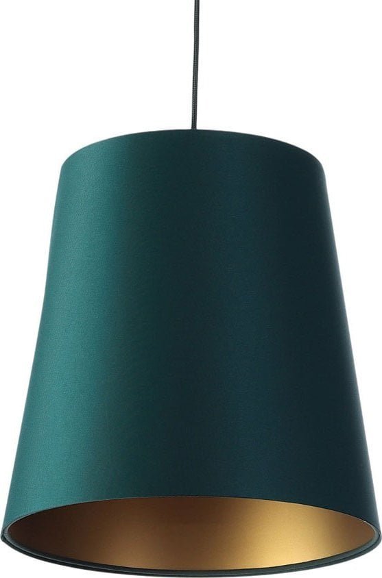 Lampa wisząca Lumes Zielono-złota lampa wisząca w stylu glamour - S403-Arva