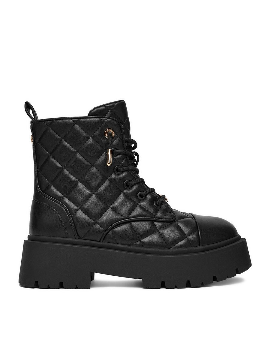 Nine West Trzewiki Damskie Czarny CEO-INAS-01