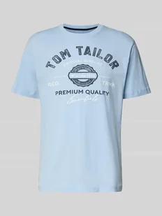 T-shirt o kroju regular fit z czystej bawełny - Koszulki męskie - miniaturka - grafika 1