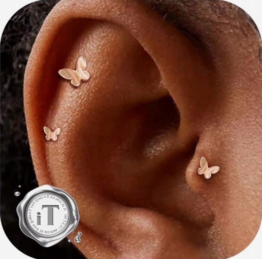 KOLCZYK TYTANOWY PIERCING LABRET G23 10 MM CZ SERCE KOLCZYKI CHRZĄSTKA