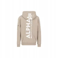 Bluzy męskie - Alpha Industries Back Print Zip Hoody 128342-679 L - miniaturka - grafika 1
