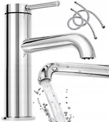 Baterie umywalkowe - Rea Bateria umywalkowa Spot Chrome Niska B2010 - miniaturka - grafika 1