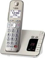 Telefony stacjonarne - Panasonic KX-TGE260GN szampan - miniaturka - grafika 1