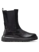 Botki damskie - ECCO Sztyblety Nouvelle 21622301001 Czarny - miniaturka - grafika 1