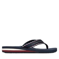 Klapki i japonki damskie - Japonki Tommy Hilfiger Webbing Beach Sandal FW0FW09038 Granatowy - miniaturka - grafika 1