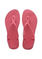 Sandały damskie - Havaianas Sandały damskie Luna, Różowa porcelana, 39/40 EU - miniaturka - grafika 1