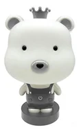 Lampy stojące - Szara lampka nocna w kształcie misia - 4X A365 Mirune - miniaturka - grafika 1
