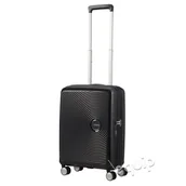 Walizki - Mała kabinowa walizka American Tourister Soundbox - bass black - miniaturka - grafika 1