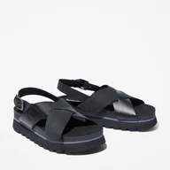 Sandały damskie - Damskie Sandały TIMBERLAND SANTAMONICA SUNRISE XBAND TB0A23FE0151 – Czarny - miniaturka - grafika 1