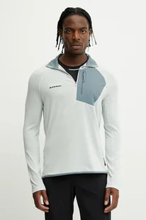 Mammut bluza sportowa Aenergy Light męska kolor zielony wzorzysta 1014-05521 - Bluzy męskie - miniaturka - grafika 1