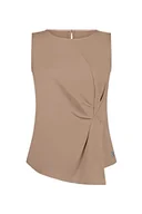 Koszulki i topy damskie - 19V69 ITALIA Damska koszulka na ramiączkach/Cami Shirt, brązowa, średnia (4 sztuki), brązowy, M - miniaturka - grafika 1