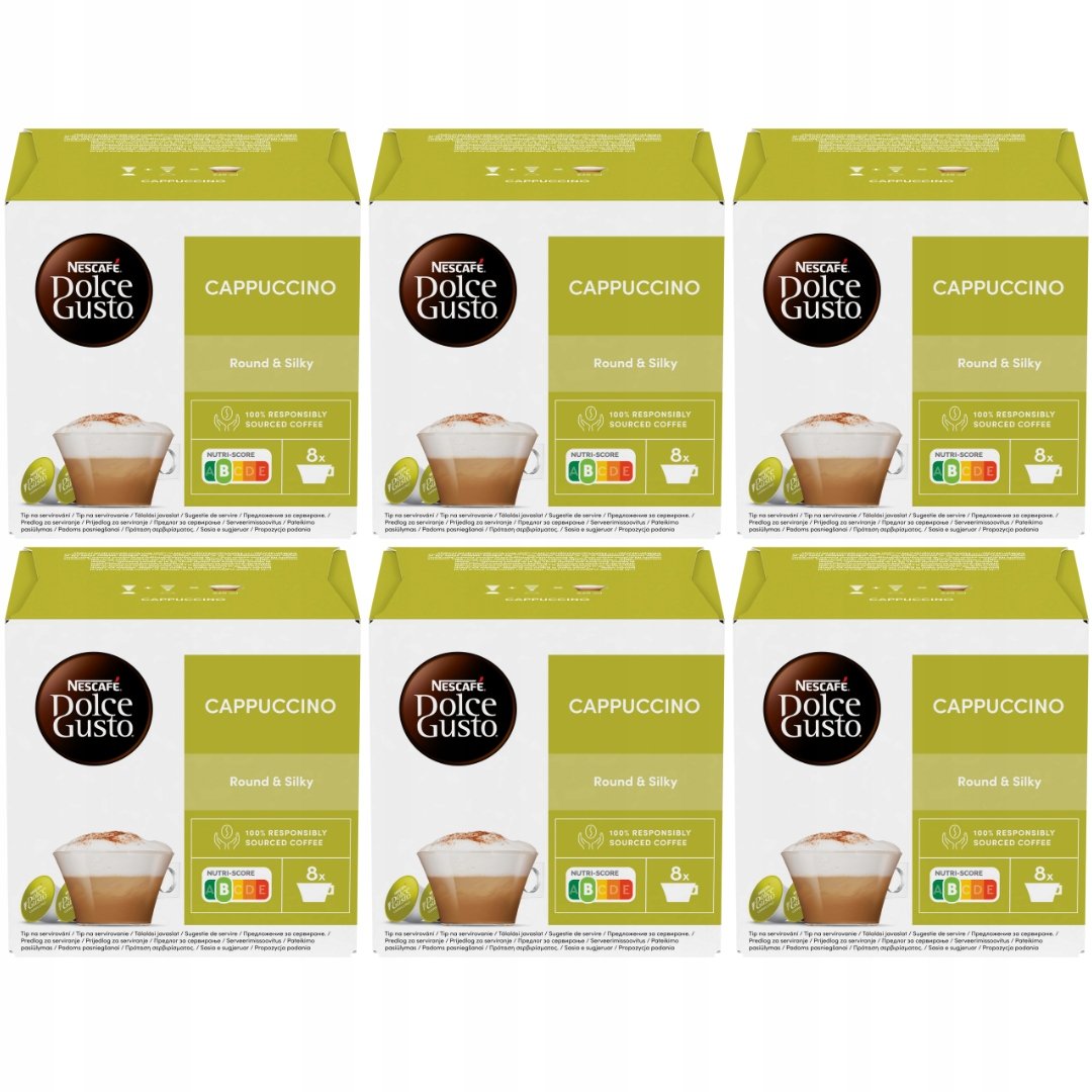 Nescafe Dolce Gusto Kawa Cappuccino 6x 16 kapsułek