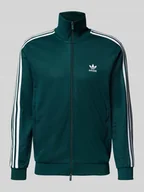 Bluzy męskie - Bluza rozpinana z wyhaftowanym logo - miniaturka - grafika 1