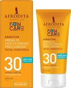 Balsamy i kremy do opalania - Afrodita Afrodita Sun Care Sensitive SPF30 Krem Przeciwsłoneczny Do Twarzy - miniaturka - grafika 1