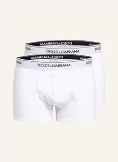 Majtki damskie - Dolce & Gabbana Bokserki, 2 Szt. weiss - grafika 1