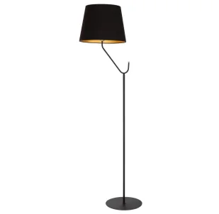 Czarna nowoczesna lampa podłogowa - K368-Tino - Lampy stojące - miniaturka - grafika 1