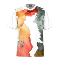 Koszulki i topy damskie - HEAD TOPSPIN T-Shirt Men, Print Vision/Orange Alert - miniaturka - grafika 1