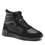 Półbuty męskie - Sneakersy Puma Graviton Mid 383204 01 Puma Black-Puma Black - miniaturka - grafika 1