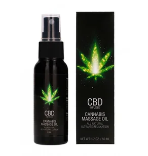 Shots PharmQuests Shots PharmQuests Shots CBD Cannabis Massage Oil 50 ml 6_7550 - Olejki i świece do masażu - miniaturka - grafika 6