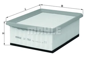 Filtr powietrza Mahle LX 1568 - Filtry powietrza - miniaturka - grafika 1