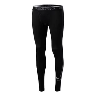 NIKE DD1913 M NP DF obcisłe legginsy męskie czarne/białe M - Legginsy - miniaturka - grafika 1