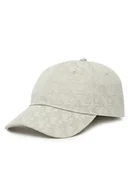Czapki damskie - Calvin Klein Czapka z daszkiem Aop 6 Panel Baseball Cap LV04K5058G Beżowy - miniaturka - grafika 1