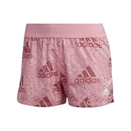 Spodenki damskie - adidas Damskie szorty W Bluvq3 Pcr Sh Shorts, czerwone (Rosgoz/Rojmar), XS, czerwony (Rosgoz/Rojmar), XS - miniaturka - grafika 1