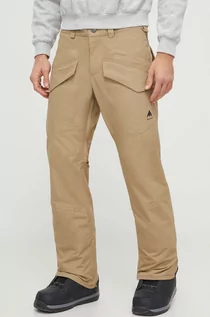 Spodnie sportowe męskie - Burton spodnie Covert 2.0 Insulated kolor beżowy - grafika 1