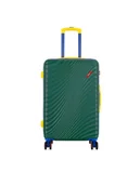 Nerki - Semi Line Walizka średnia T5936-2 Zielony - miniaturka - grafika 1