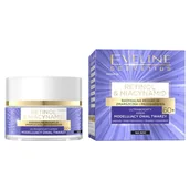 Kremy do twarzy - Eveline Cosmetics Retinol&amp;Niacynamid, Ultrabogaty krem modelujący owal twarzy na noc 60+, 50ml - miniaturka - grafika 1