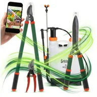 Plecaki - Opryskiwacz ciśnieniowy Plecak 16L Adler i Zestaw 3x Sekator Nożyce Ogród - miniaturka - grafika 1