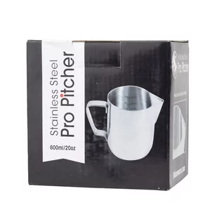 Dzbanek do spieniania mleka Rhinowares Stainless Steel Pro Pitcher - srebrny 600 ml - Dzbanki i imbryki - miniaturka - grafika 3