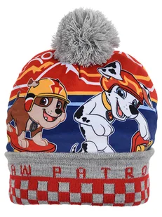 Paw Patrol Czapka "Psi Patrol" w kolorze czerwono-szaro-niebieskim - Czapki damskie - miniaturka - grafika 1