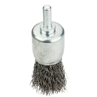 Akcesoria do elektronarzędzi - VERTO Szczotka druciana pędzelkowa z trzpieniem 24 mm - miniaturka - grafika 1