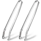 Szczypce do grilla - Szczypce do grilla ze stali nierdzewnej z kółkami - 40 cm - Profesjonalne narzędzie do grillowania, gotowania i bufetów na świeżym powietrzu - Idealn - miniaturka - grafika 1