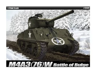Academy Model do sklejania M4A3(76)W US Army Battle of Bulge GXP-759344 - Kolekcjonerskie modele pojazdów - miniaturka - grafika 1
