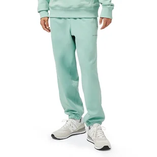 Spodnie dresowe New Balance MP23551SAE- niebieskie - Spodnie sportowe męskie - miniaturka - grafika 1