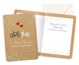 Kukartka, Karnet DK-1027 Ślub - Kartki okolicznościowe i zaproszenia - miniaturka - grafika 1