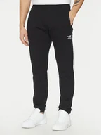 Spodnie sportowe męskie - adidas Spodnie dresowe Trefoil Essentials JD2422 Czarny Slim Fit - miniaturka - grafika 1