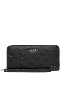 Guess Duży Portfel Damski Phoebe Slg SWPD96 65146 Czarny - Portfele - miniaturka - grafika 1